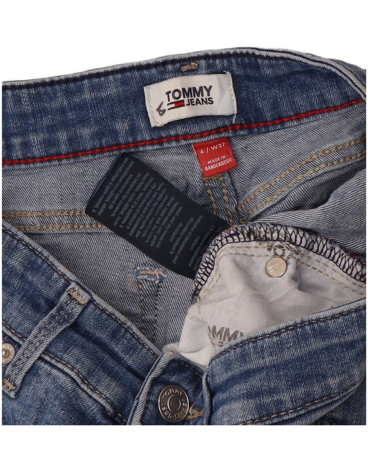 Tommy Hilfiger Jeans Tapered Feminino US 4 Pequeno W27 L26 Azul Algodão