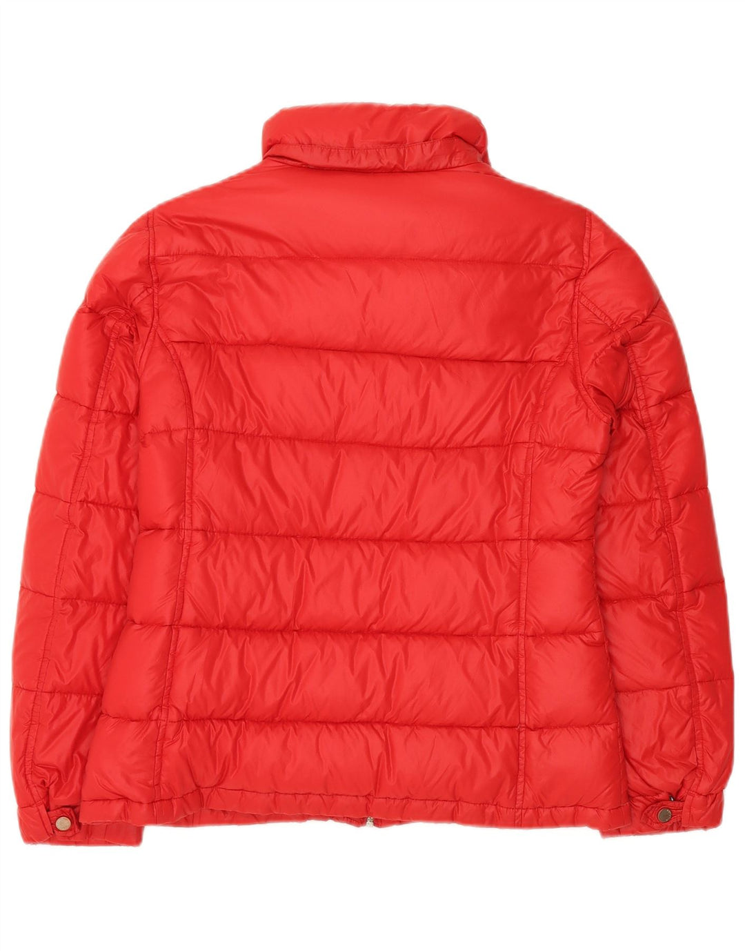 Jaqueta acolchoada feminina Tommy Hilfiger Reino Unido 14 nylon vermelho médio