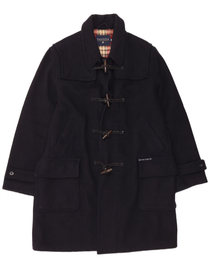 Nautica Mens Duffle Coat UK 38 Médio Azul Marinho