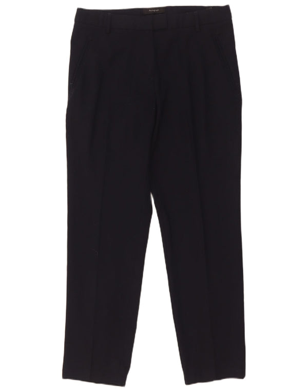 Calça feminina Marks & Spencer Reino Unido 10 pequena W30 L29 azul marinho