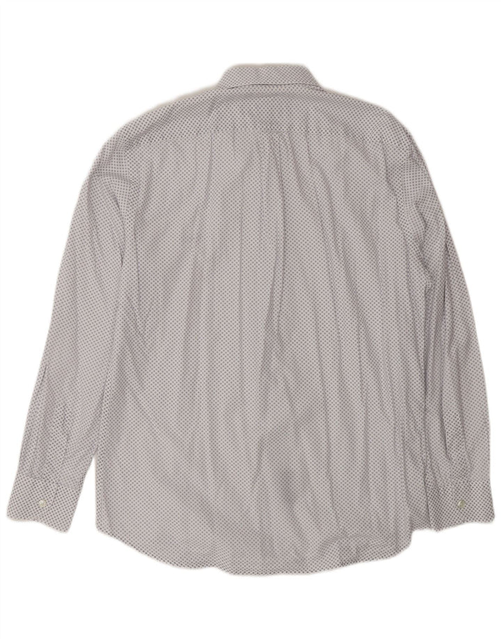 Camisa masculina Harmont & Blaine Regular Fit algodão manchado azul médio