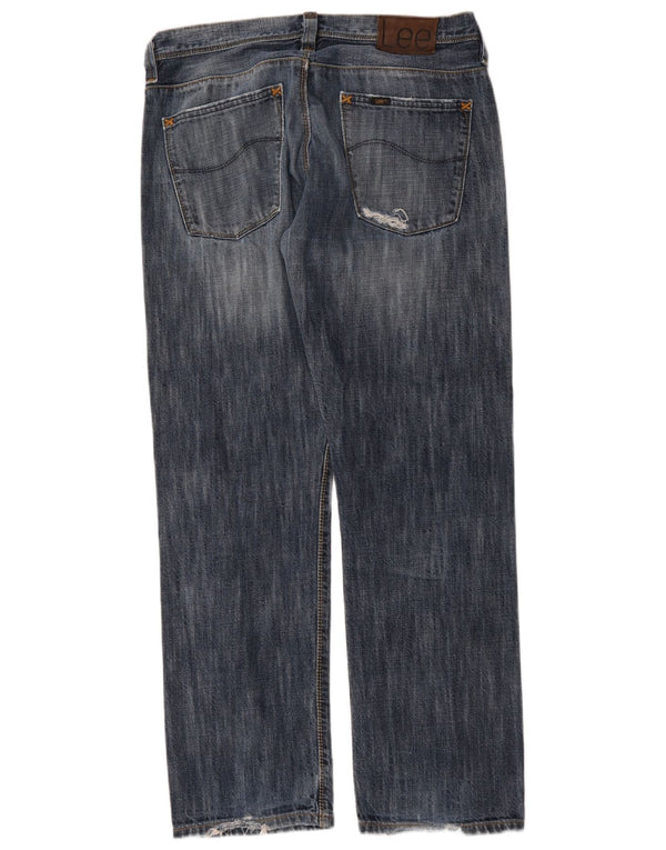 REPLAY Jeans retos masculinos W36 L34 algodão azul