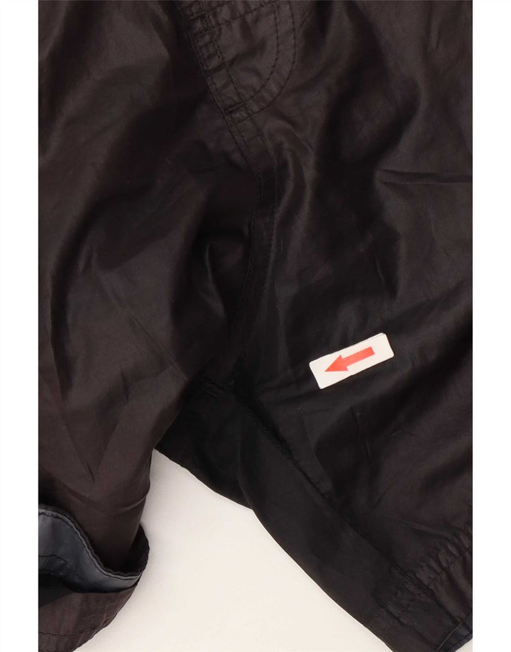 Shorts de natação masculino Calvin Klein gráfico pequeno marrom poliéster