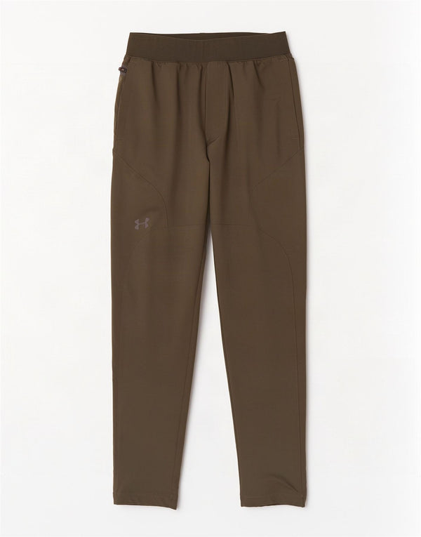 Calça de treino masculina Under Armour médio cáqui