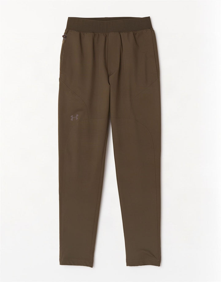 Calça de treino masculina Under Armour médio cáqui