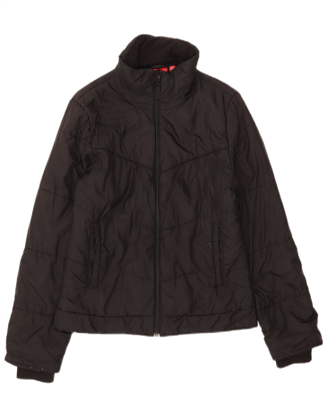 Jaqueta acolchoada feminina Puma UK 14 grande preta