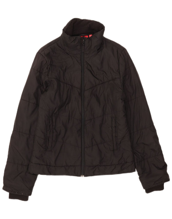 Jaqueta acolchoada feminina Puma UK 14 grande preta