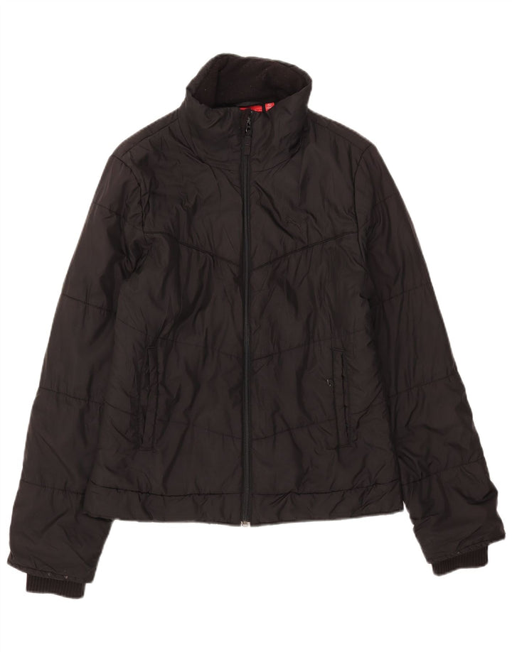 Jaqueta acolchoada feminina Puma UK 14 grande preta