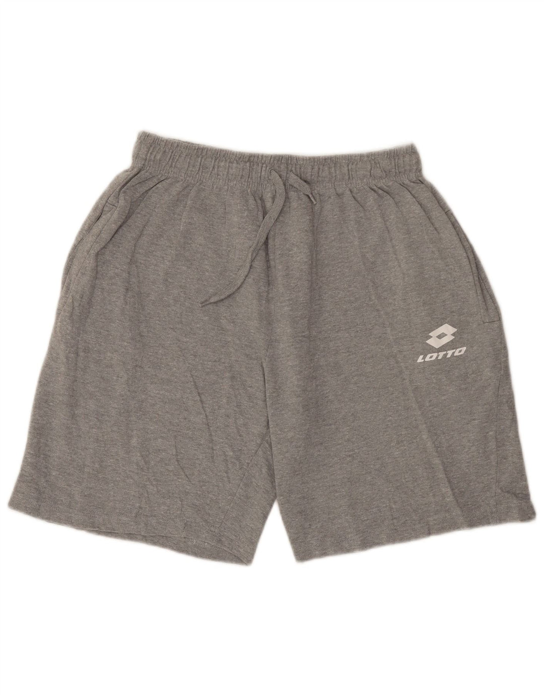 Shorts esportivos masculinos Lotto XL algodão cinza