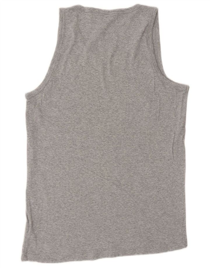 Colete masculino G-STAR grande algodão cinza