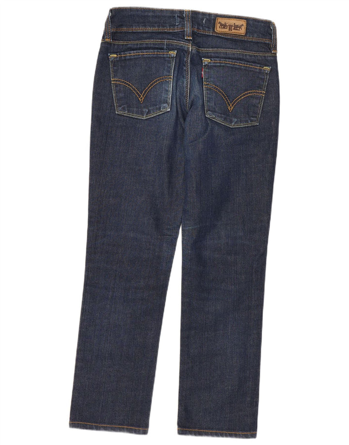 Calça jeans feminina Levi's 571 Slim W26 L26 azul algodão