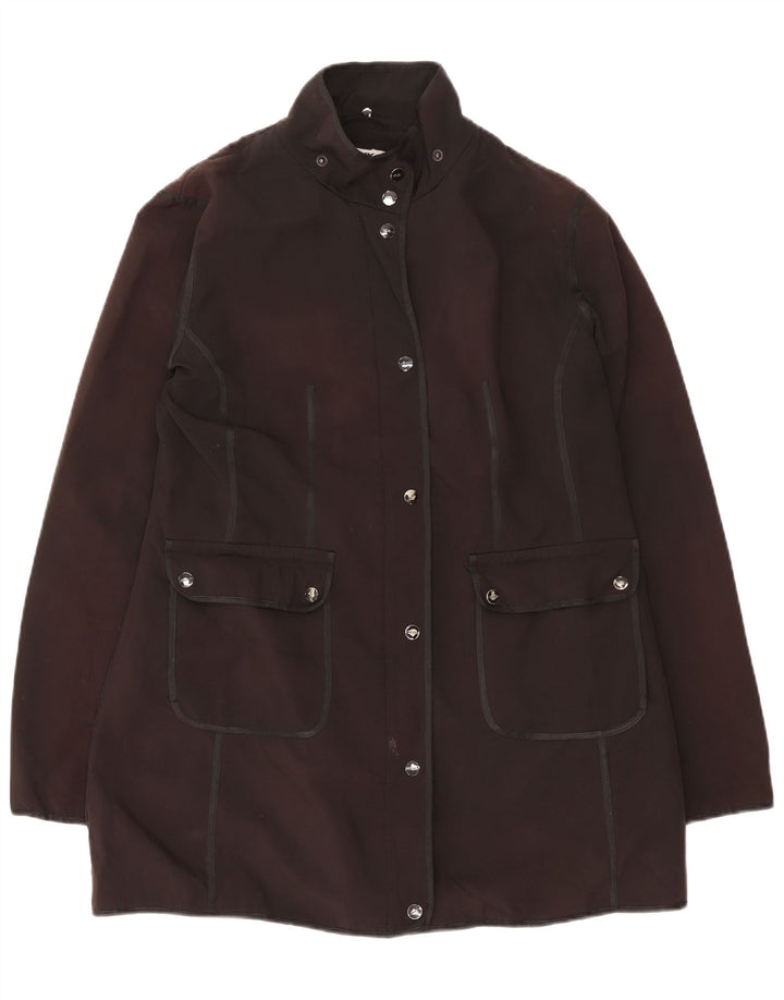 Jaqueta utilitária feminina Dkny UK 16 poliéster cinza grande