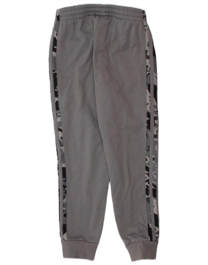 ADIDAS Meninos Calças de Treino Joggers 5-6 Anos Cinza Camuflagem Algodão