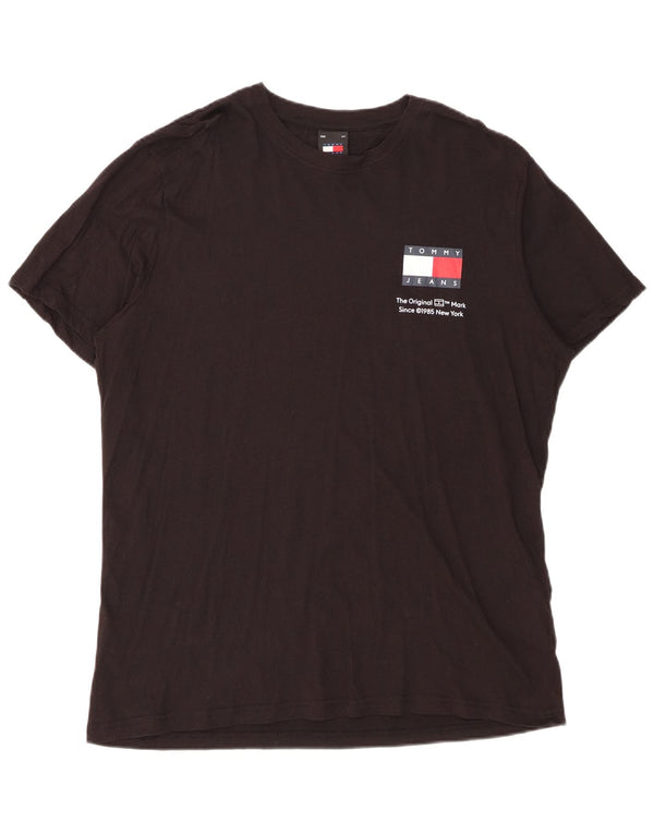 Camiseta masculina Tommy Hilfiger Top XL algodão preto