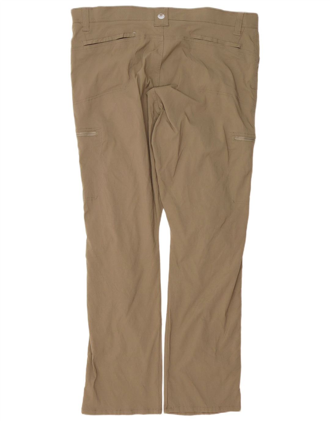 Calça cargo reta masculina WRANGLER W40 L32 cáqui nylon