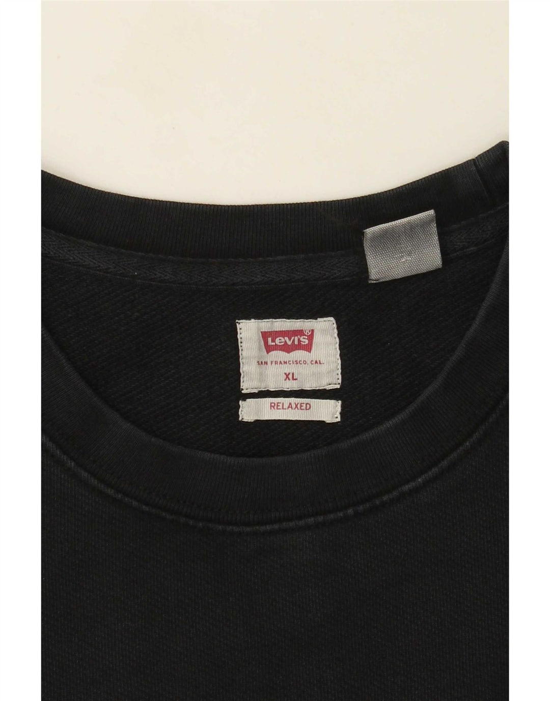 Moletom masculino Levi's com ajuste relaxado XL preto