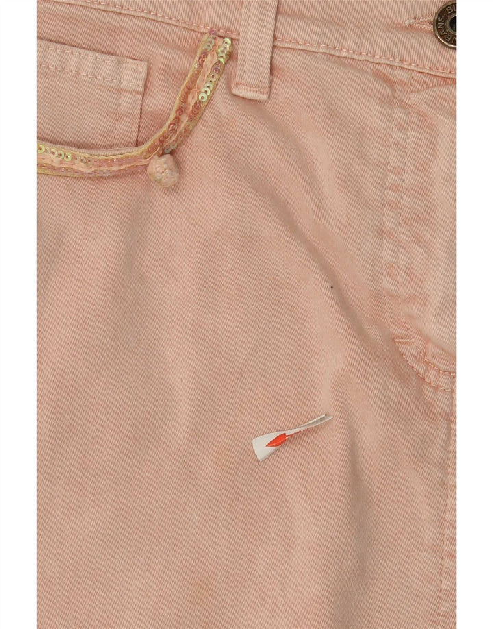 Saia jeans feminina Blumarine IT 42 médio W30 algodão rosa