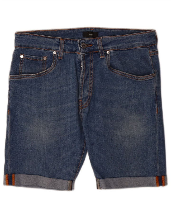 Liu Jo Shorts jeans feminino W28 azul médio
