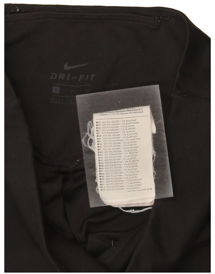 Leggings Nike Dri Fit Graphic UK 10 Pequeno Poliéster Preto