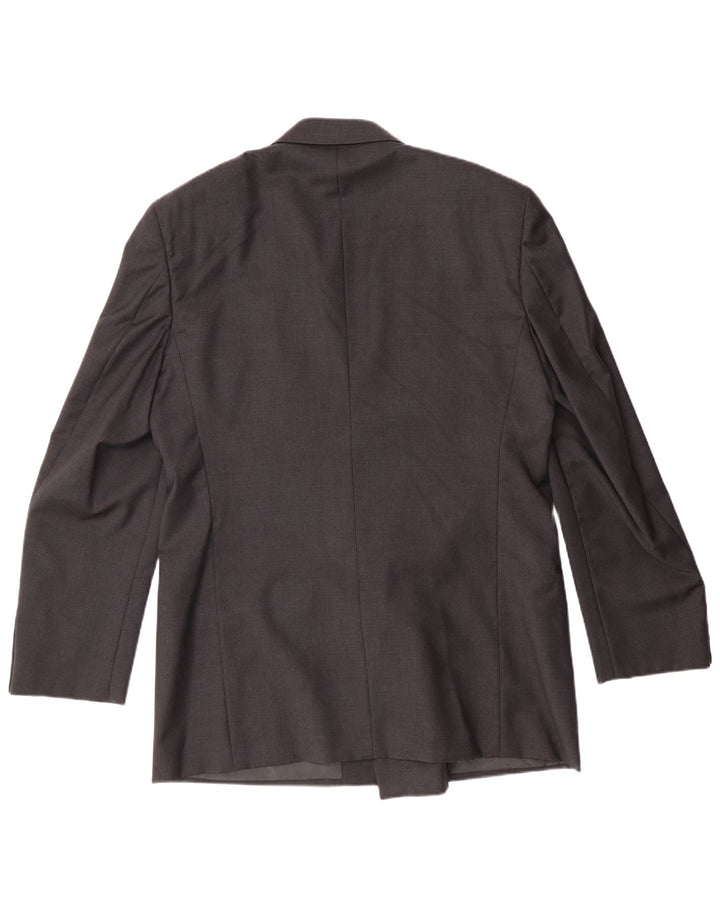 VALENTINO Terno masculino de 2 peças com peito duplo IT 50 Grande W34 L30 Cinza