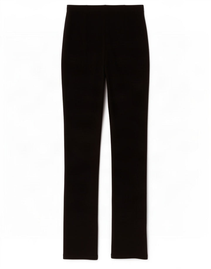 Calça de treino feminina Zara UK 12 poliéster preto médio