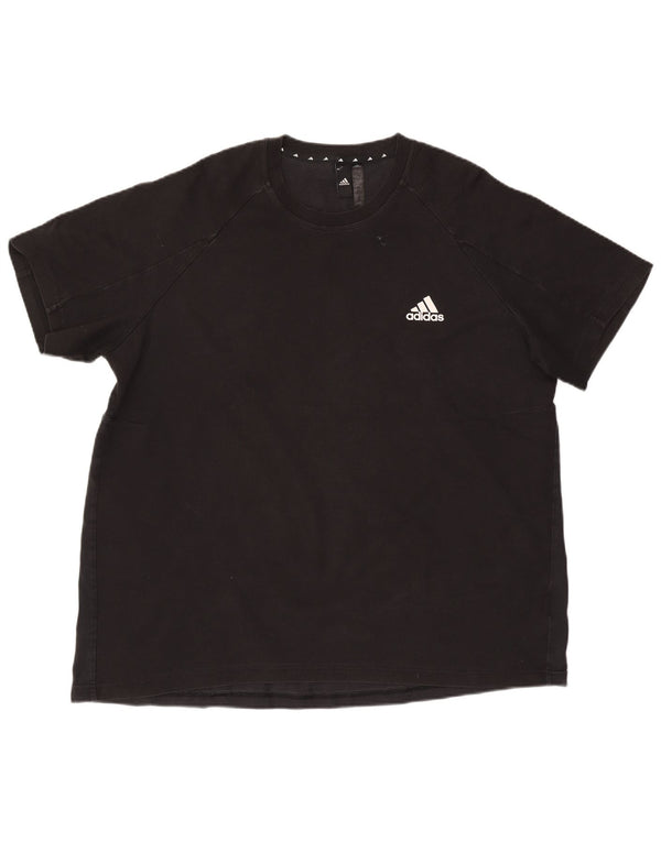 Camiseta masculina Adidas Top 2XL algodão preto