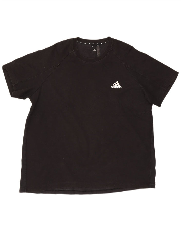 Camiseta masculina Adidas Top 2XL algodão preto