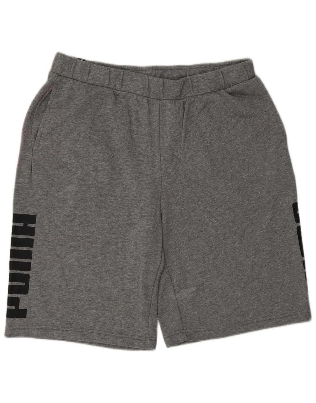 Shorts esportivos gráficos masculinos Puma grandes cinza manchados
