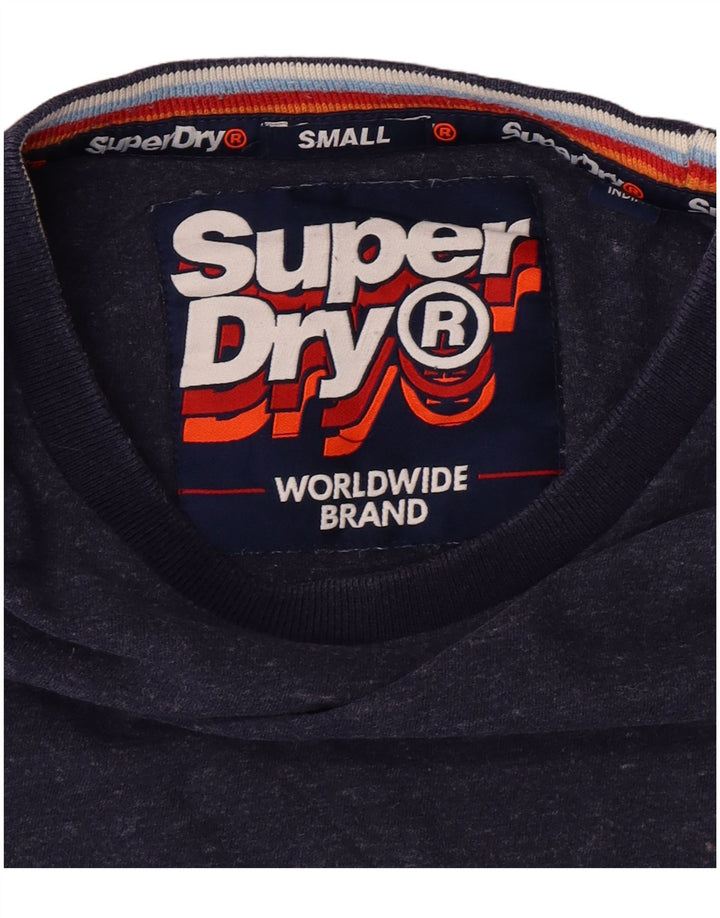 Camiseta masculina SUPERDRY top pequeno azul