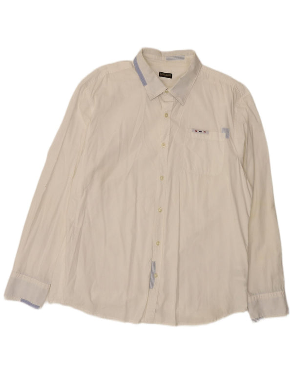 Camisa masculina Napapijri 2XL algodão branco