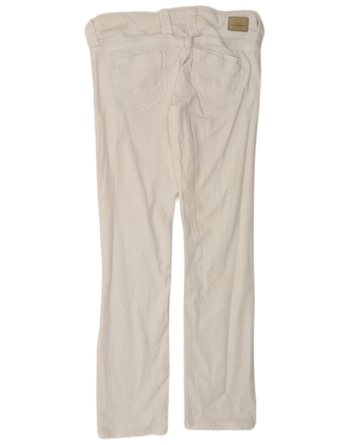 PEPE Jeans Feminino Venus Slim W28 L32 Algodão Branco
