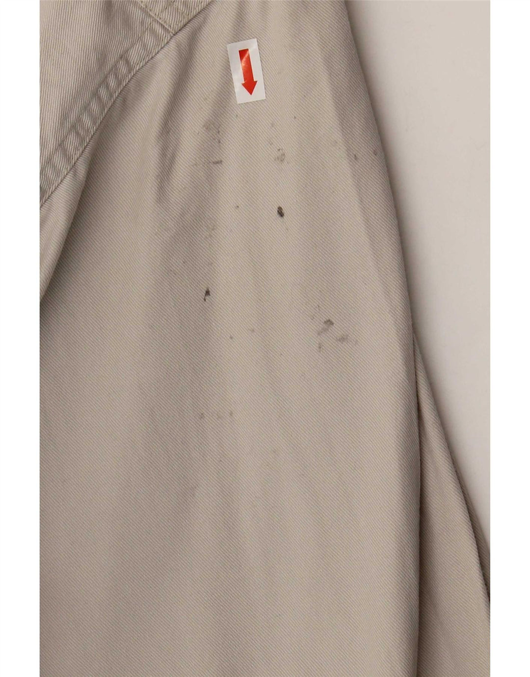 Camisa jeans masculina vintage grande bege