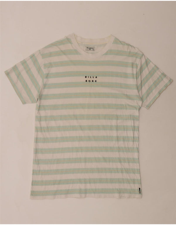 Camiseta masculina Billabong Top 2XL algodão listrado verde