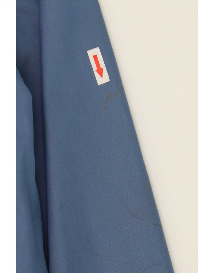 Jaqueta de chuva feminina com capuz Berghaus UK 12 nylon azul médio