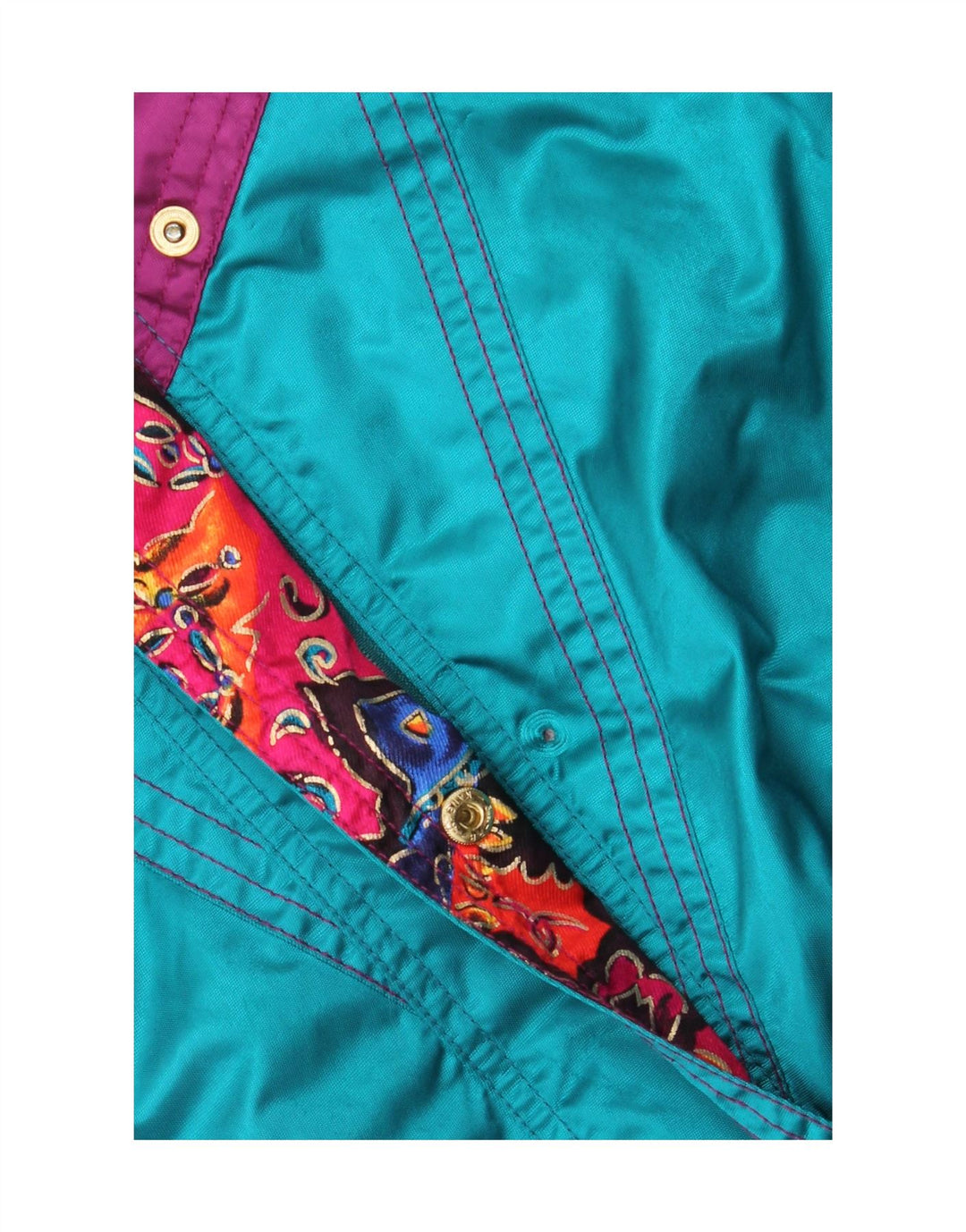 Jaqueta corta-vento feminina grande NEVICA US 8 médio turquesa