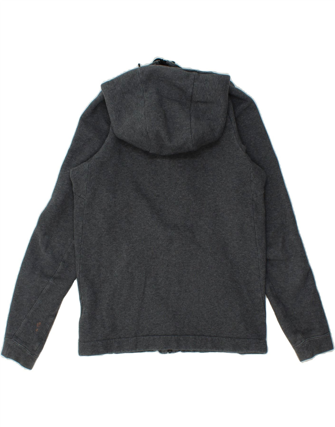NIKE Womens Zip Hoodie Sweater UK 10 Small Grey Cotton Vintage Nike and Second-Hand Nike from Messina Hembry 