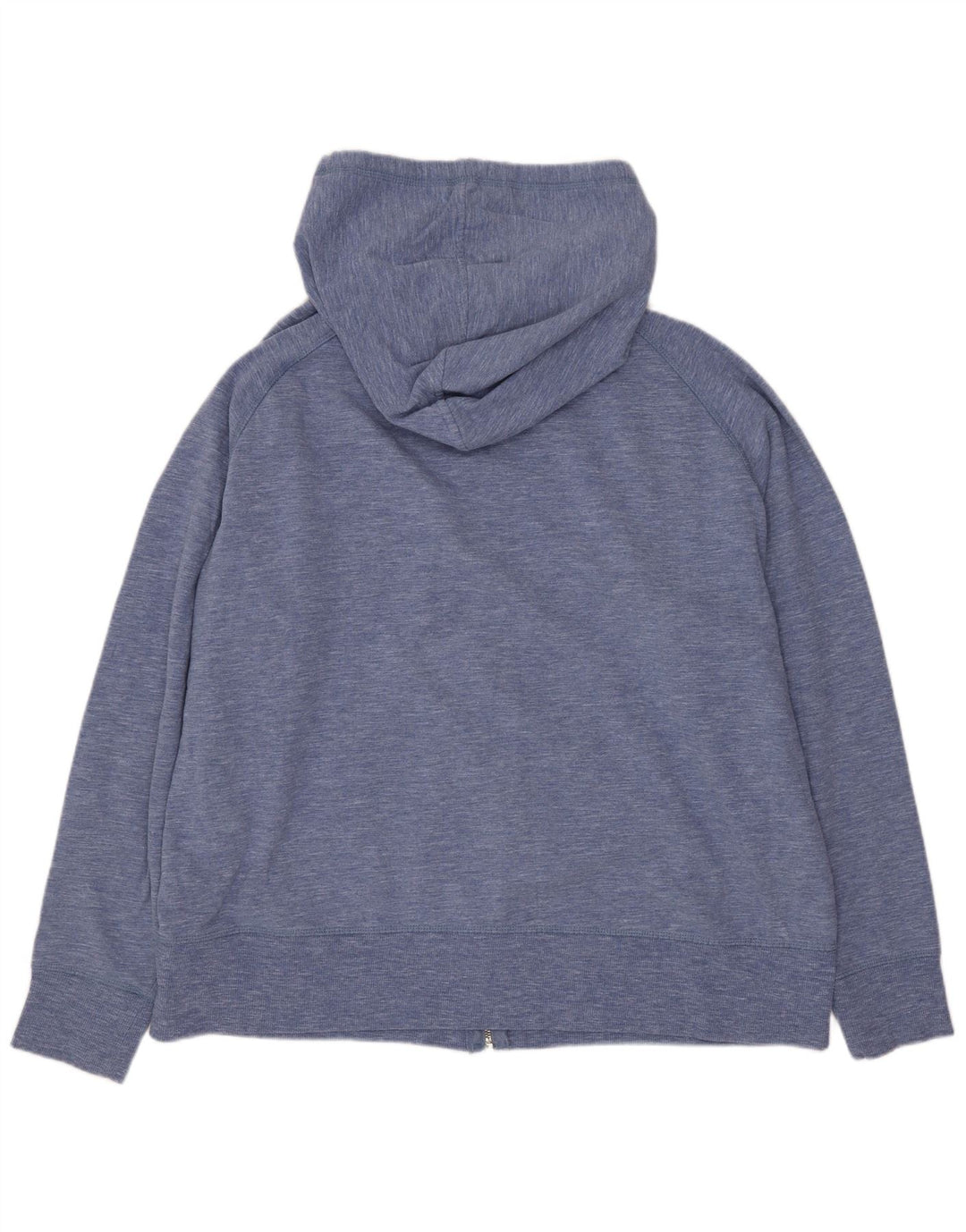 EDDIE BAUER Suéter feminino com capuz e zíper Reino Unido 20 2XL algodão azul