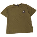 Adidas Mens Camiseta Top 2XL Algodão Cáqui