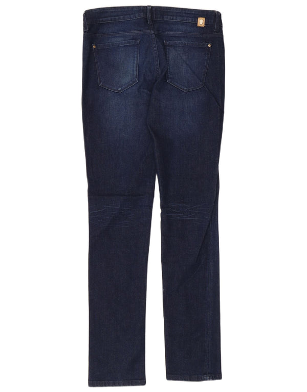 Jeans Slim Feminino Massimo Dutti EU 38 Pequeno W28 L32 Azul Marinho
