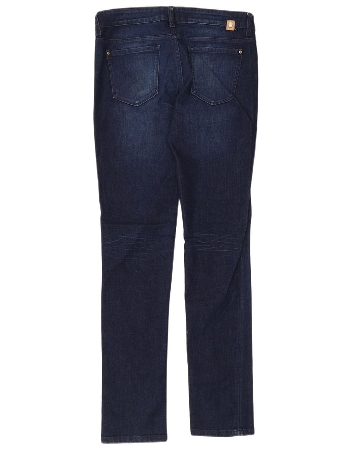 Jeans Slim Feminino Massimo Dutti EU 38 Pequeno W28 L32 Azul Marinho