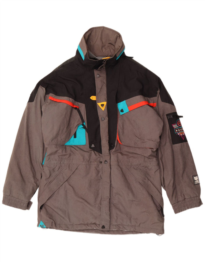 Jaqueta de esqui masculina Helly Hansen UK 38 cinza médio Colourblock