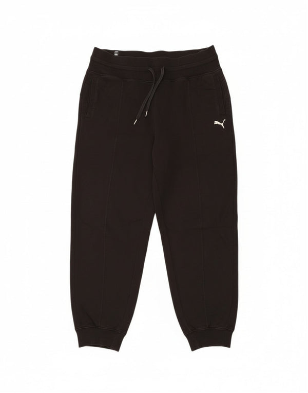 Calça de treino feminina Puma Joggers UK 16 grande algodão preto