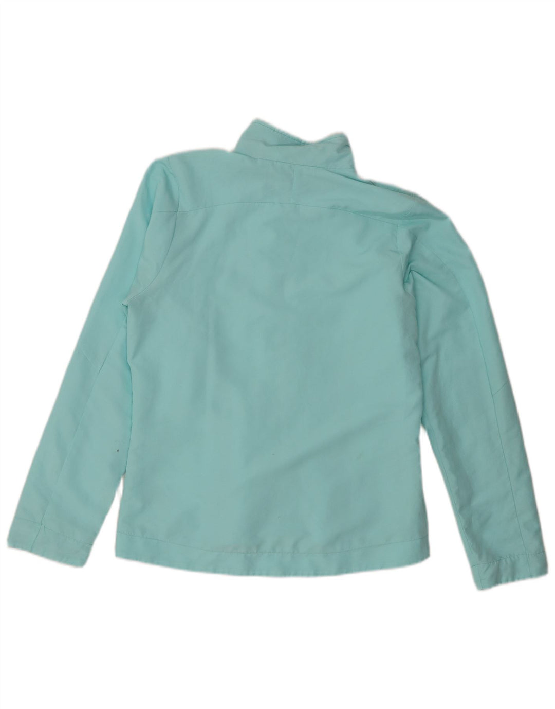 Adidas Womens Tracksuit Top Jacket UK 12 Médio Azul Poliéster