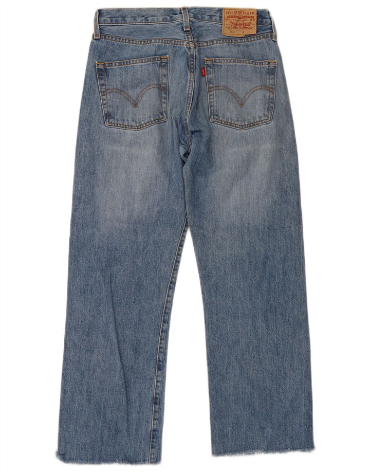 Calça jeans masculina Levi's 501 Straight W29 L28 azul algodão