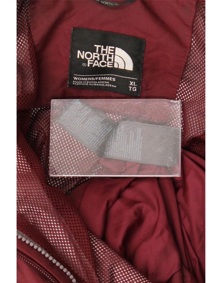 Jaqueta de chuva feminina com capuz grande THE NORTH FACE Reino Unido 18 XL marrom nylon