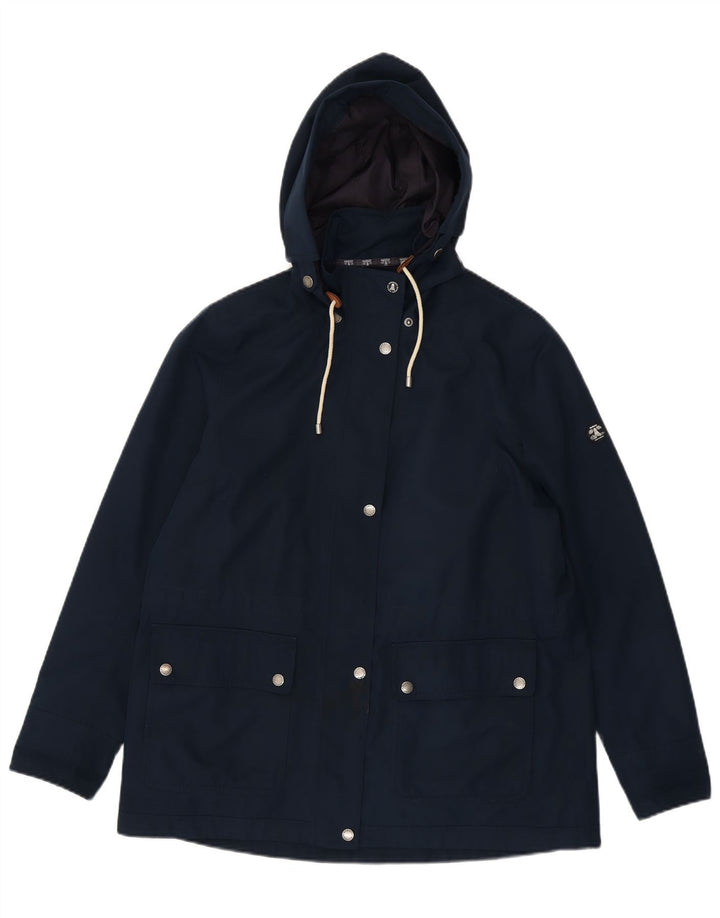 Jaqueta utilitária feminina com capuz Barbour Reino Unido 14 grande azul marinho