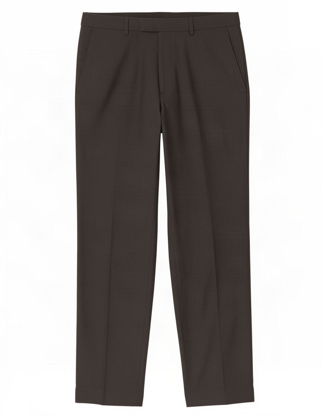 Calça masculina de terno cônico Marks & Spencer W34 L31 poliéster cinza