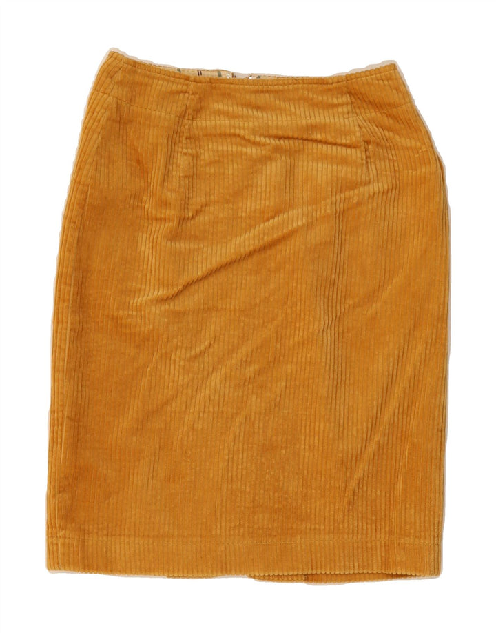 VINTAGE Womens Corduroy Skirt W24 XS Brown Vintage Vintage and Second-Hand Vintage from Messina Hembry 