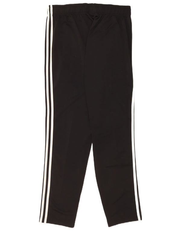 Adidas Mens Treino Calças Grandes Esportes Pretos De Poliéster