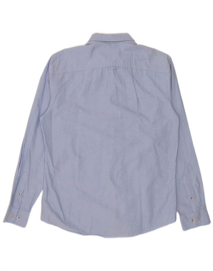 Camisa masculina Joules Slim Fit médio algodão azul